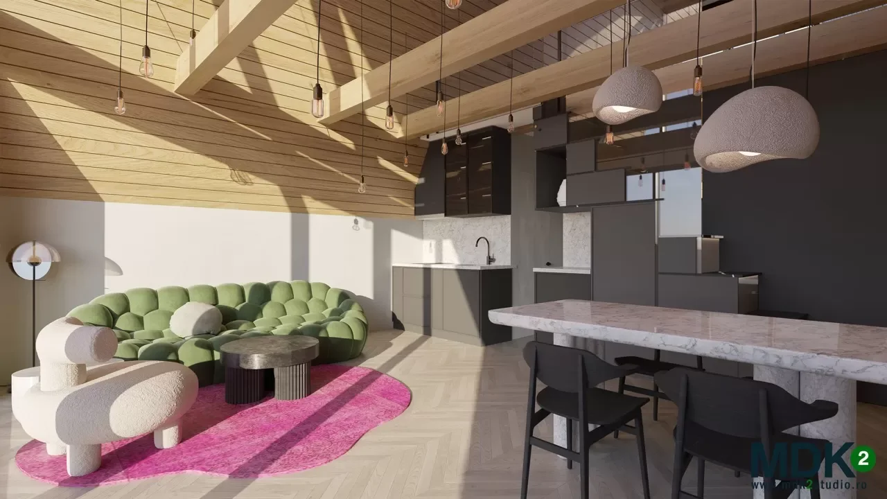 A Frame — design interior MDK² Studio