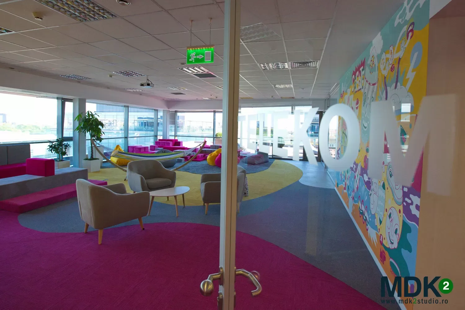 Deutsche Telekom Services Europe — design interior MDK² Studio