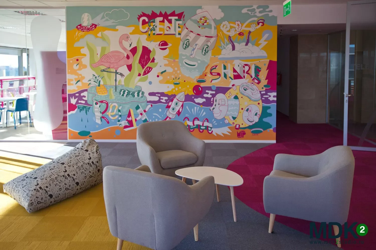 Deutsche Telekom Services Europe — design interior MDK² Studio
