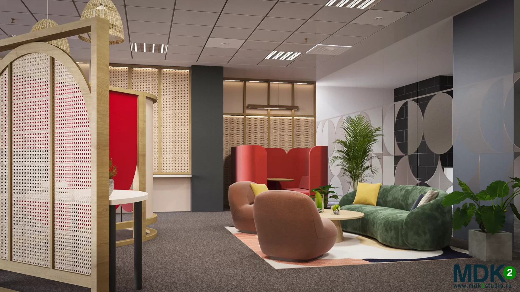ProCredit — design interior MDK² Studio