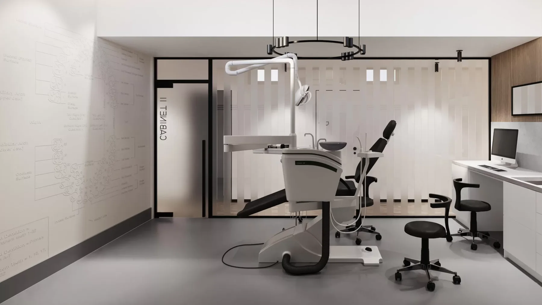 Clinica Stomatologica Adafe 2 — design interior MDK² Studio