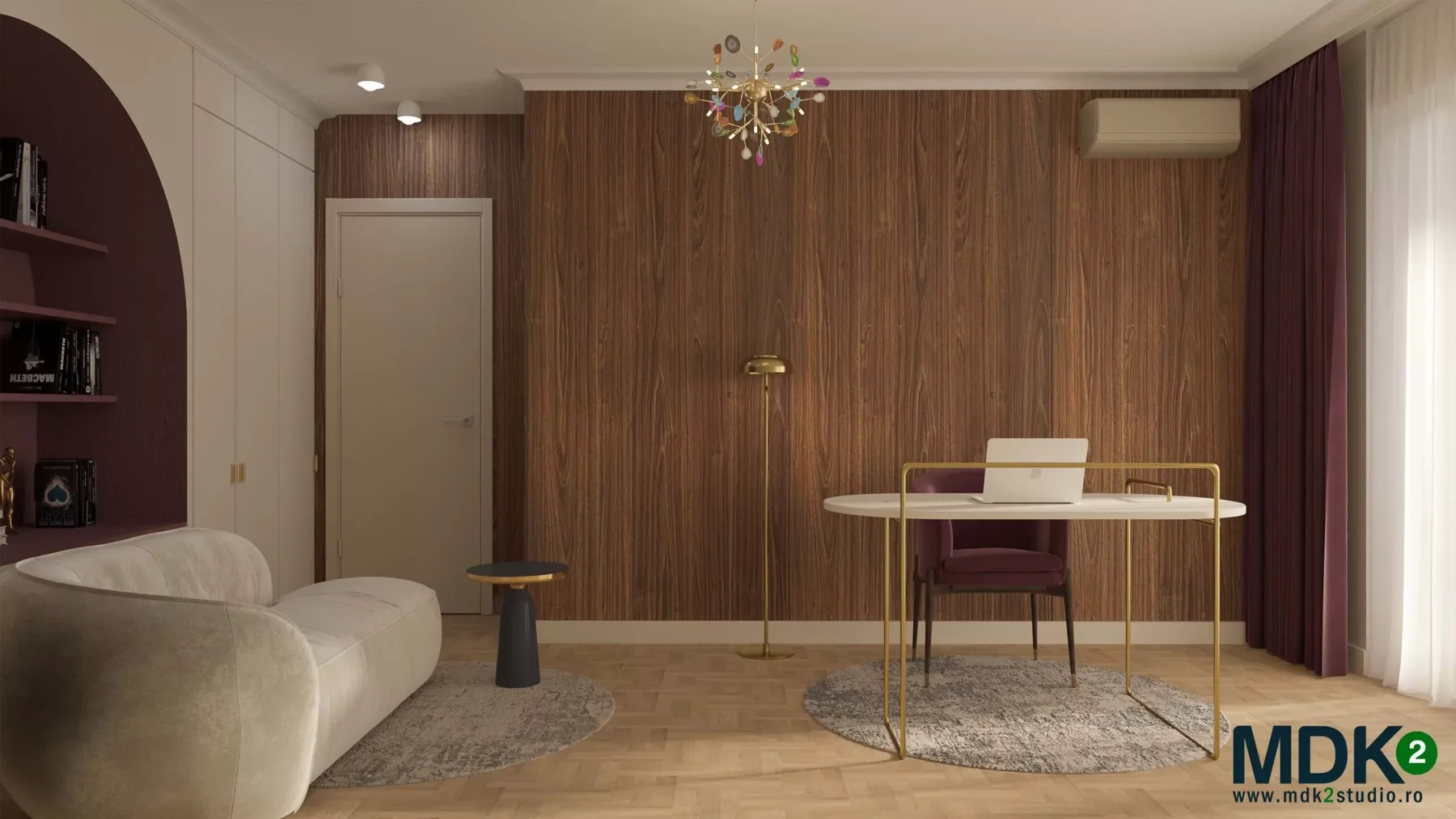 Home Office — design interior MDK² Studio