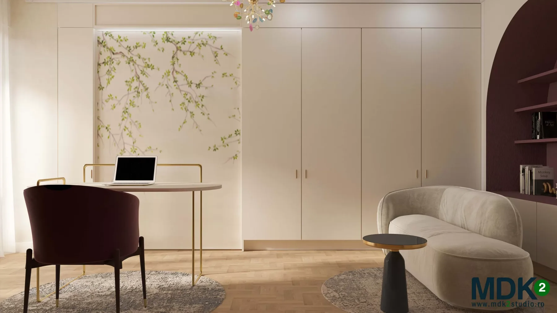 Home Office — design interior MDK² Studio
