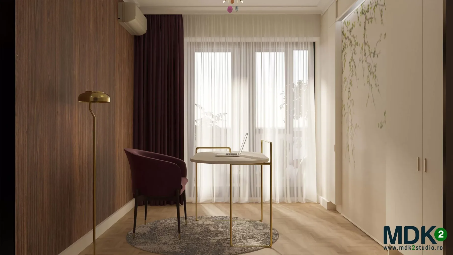 Home Office — design interior MDK² Studio