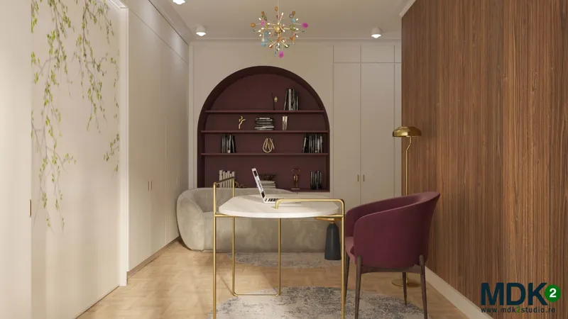 Home Office — design interior MDK² Studio